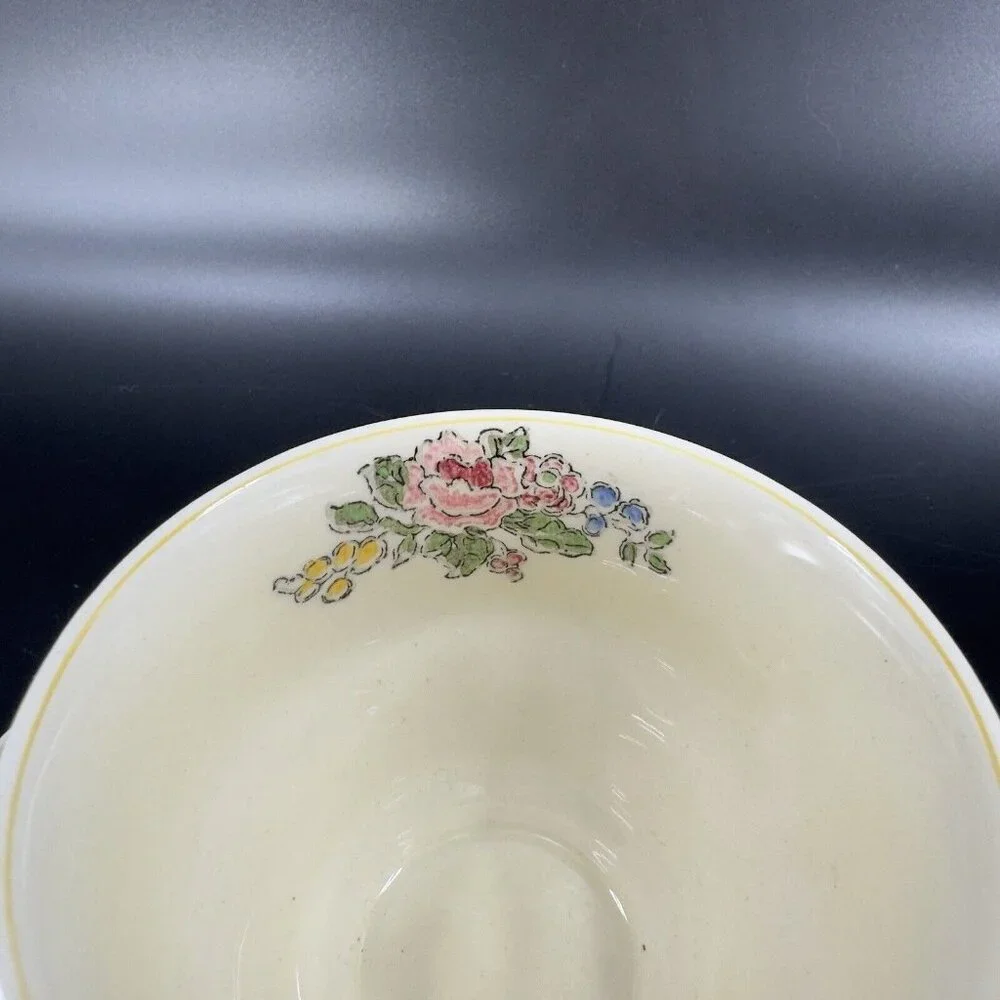 Antique Royal Doulton The Cavendish‎ Porcelain Teacup And Saucer Set England VTG